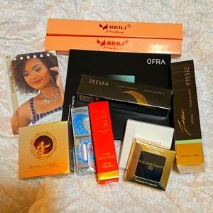 Make up set with brushes